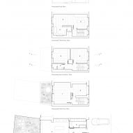 Proposed floor plans Brutalist Chelsea townhouse by Pricegore