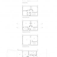 Existing floor plans Brutalist Chelsea townhouse by Pricegore