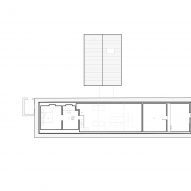 First floor plan of Ann Nisbet Studio's residential project