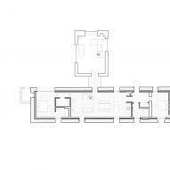 Ground floor plan of Ann Nisbet Studio's residential project