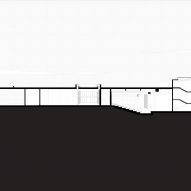 Section drawing of Dr. Vishnuvardhan Memorial Complex by M9 Design Studio