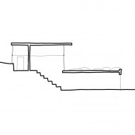 Sketch section of the refurbished home by Mamout
