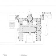 Plan drawing of Rhodes Trust renovated by Stanton Williams