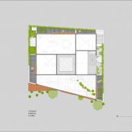 First floor plan of Tile House by The Bloom Architects