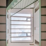 Atrium skylight at Green House by Hayhurst and Co