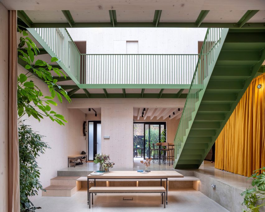 Atrium space at Green House by Hayhurst and Co