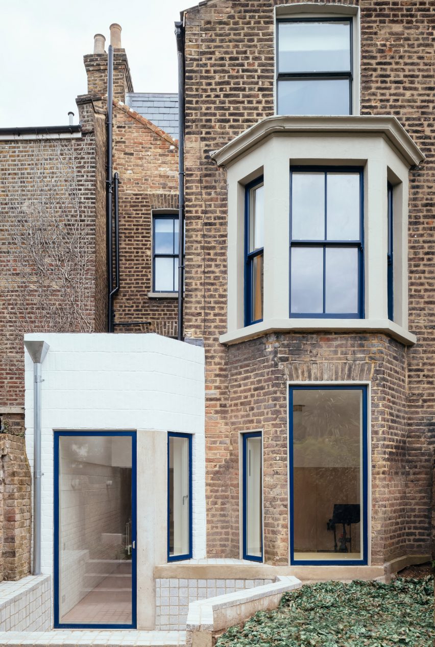 Rear exterior of extension and renovation to Victorian terrace