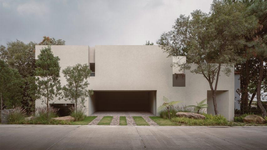 Monolithic concrete Casa Cielo by COA Arquitectura