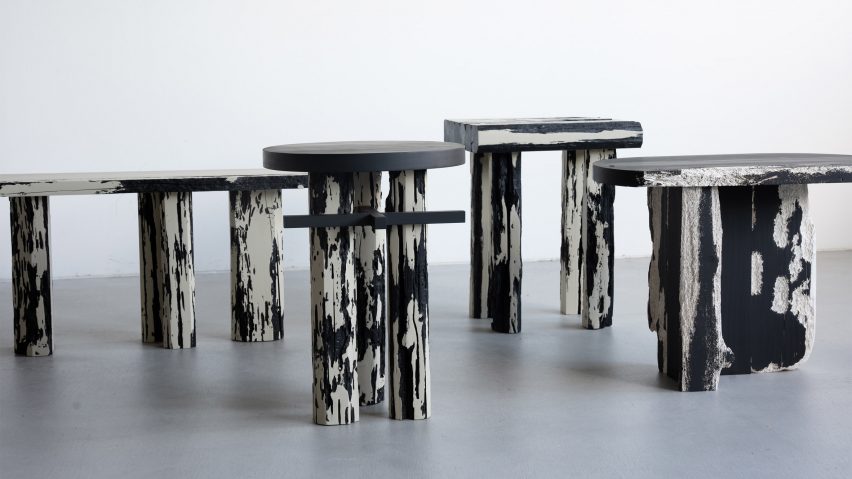 Driftwood furniture at Designart Tokyo