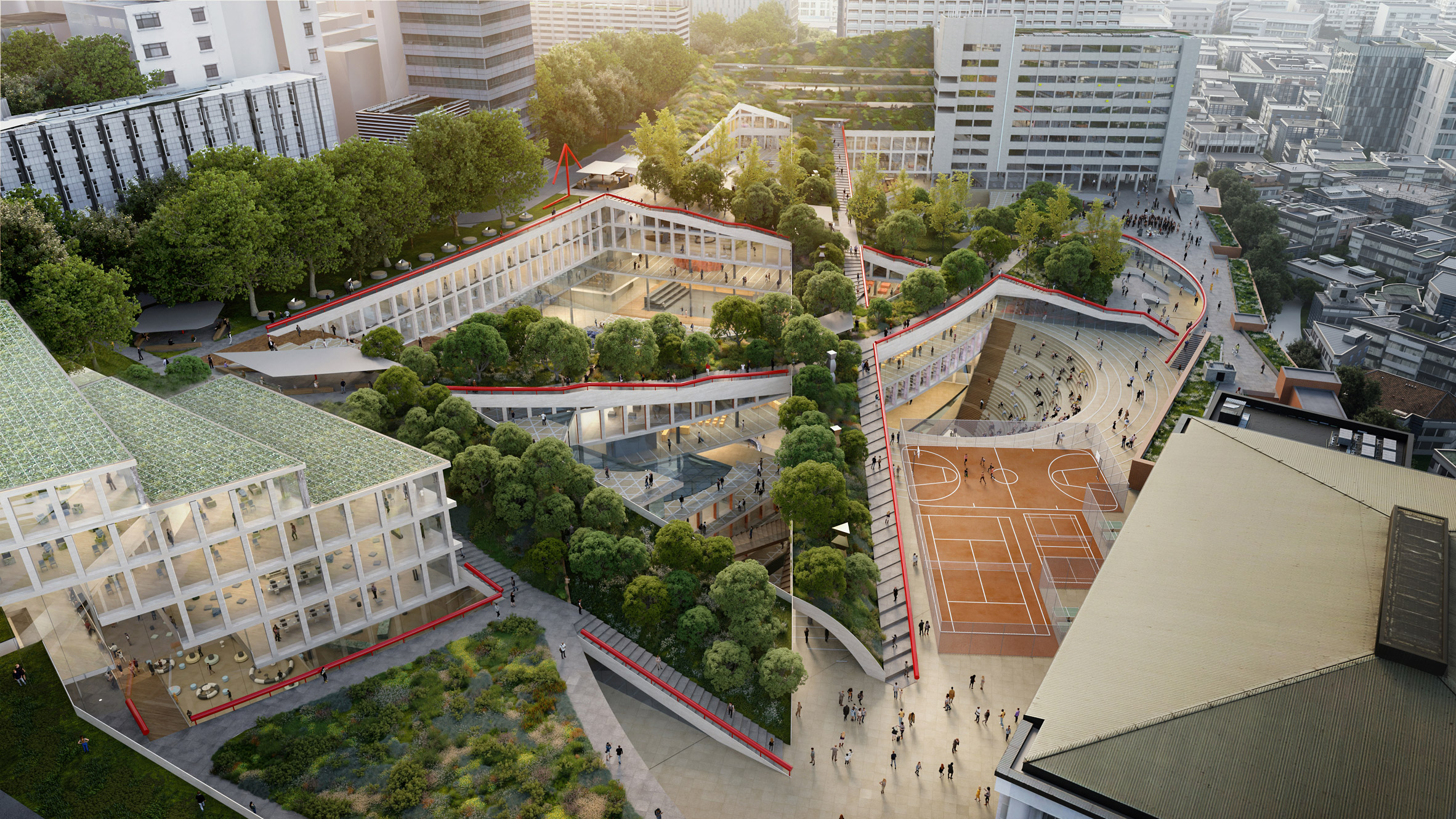 OMA to expand Hongik University with cluster of buildings and courtyards - Vimarsana News