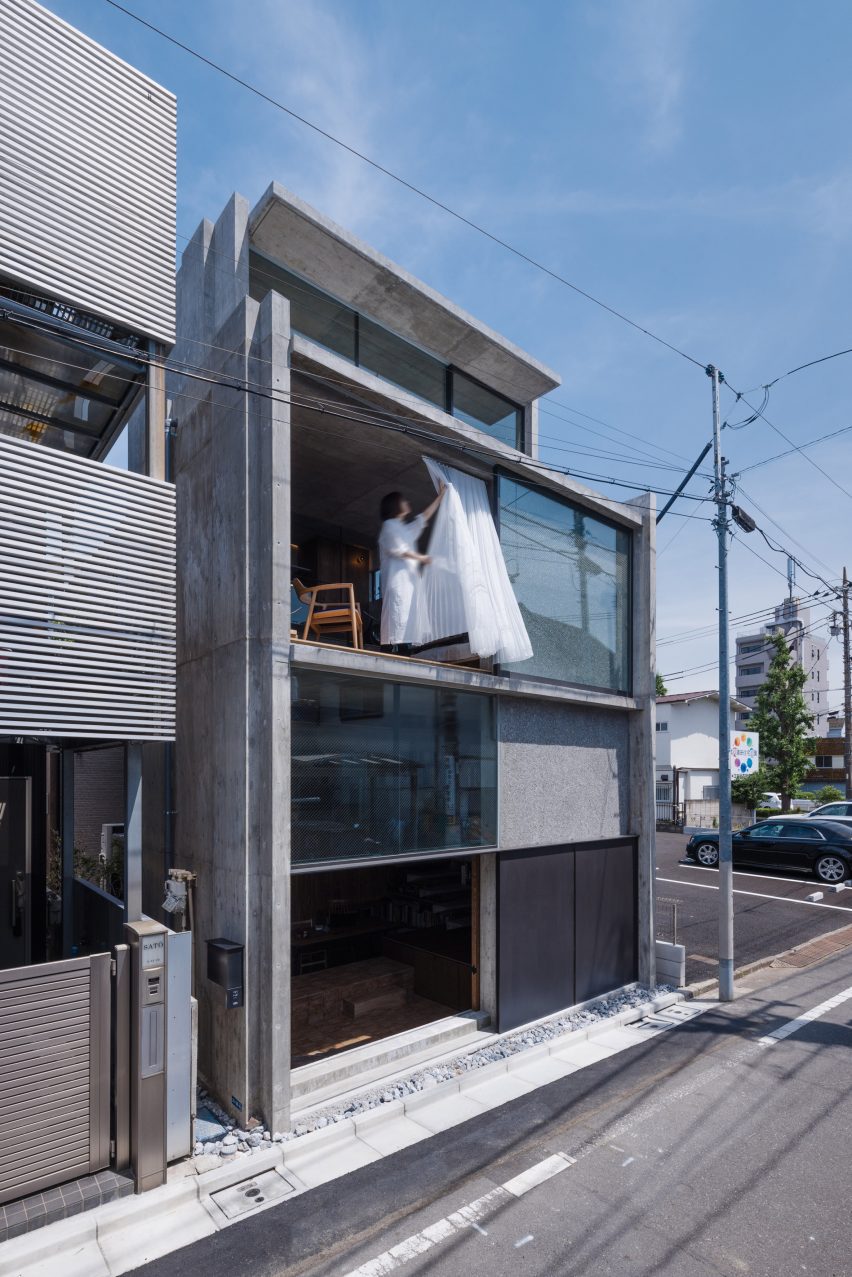 Estrutura de construção de casa no Japão por IGArchitects
