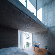 Multi-level concrete home in Japan