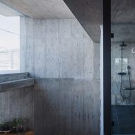 Concrete home with a bathroom