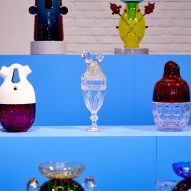 Glass objects by Jamie Hayon
