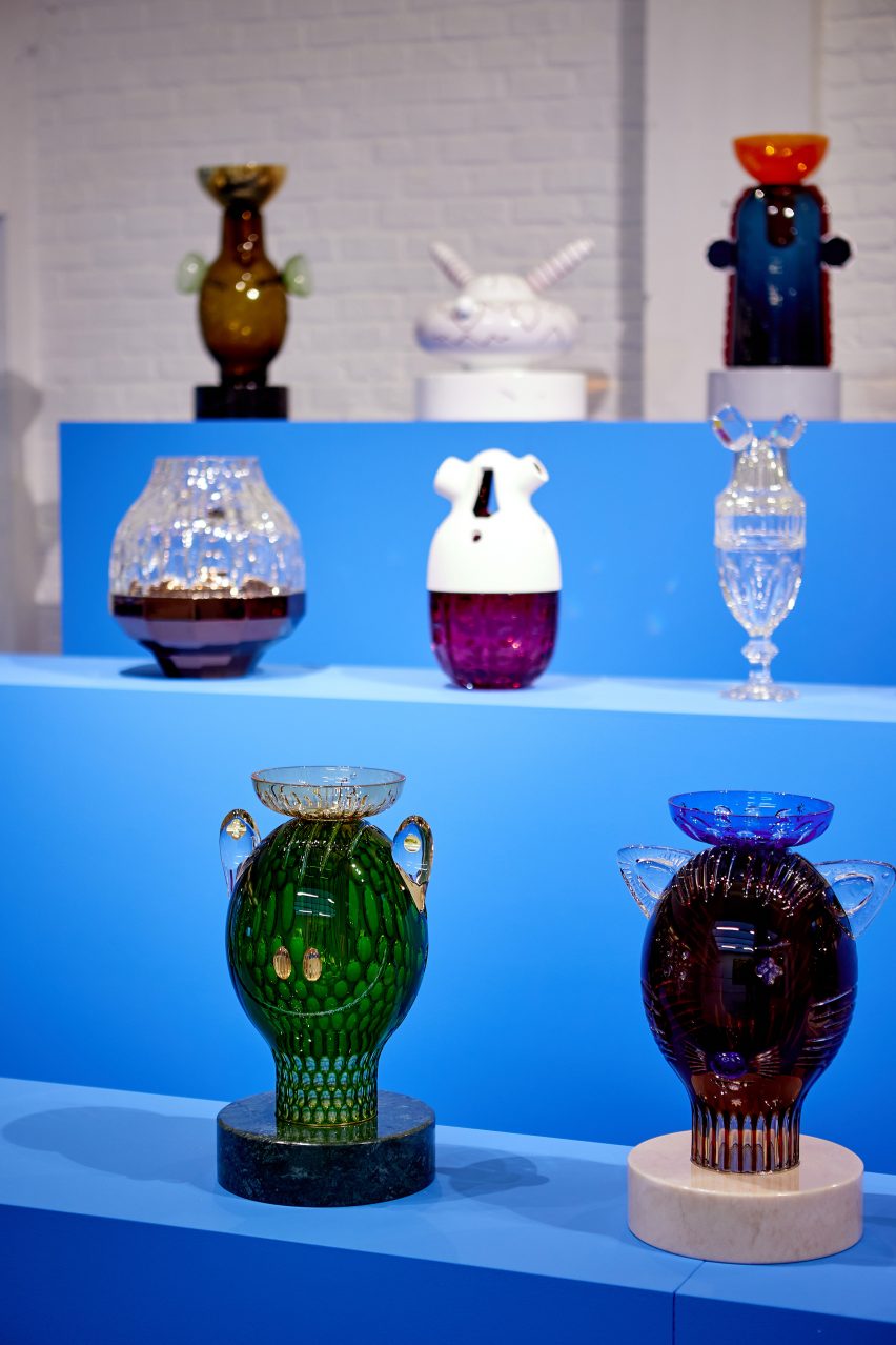 Glass objects by Jamie Hayon
