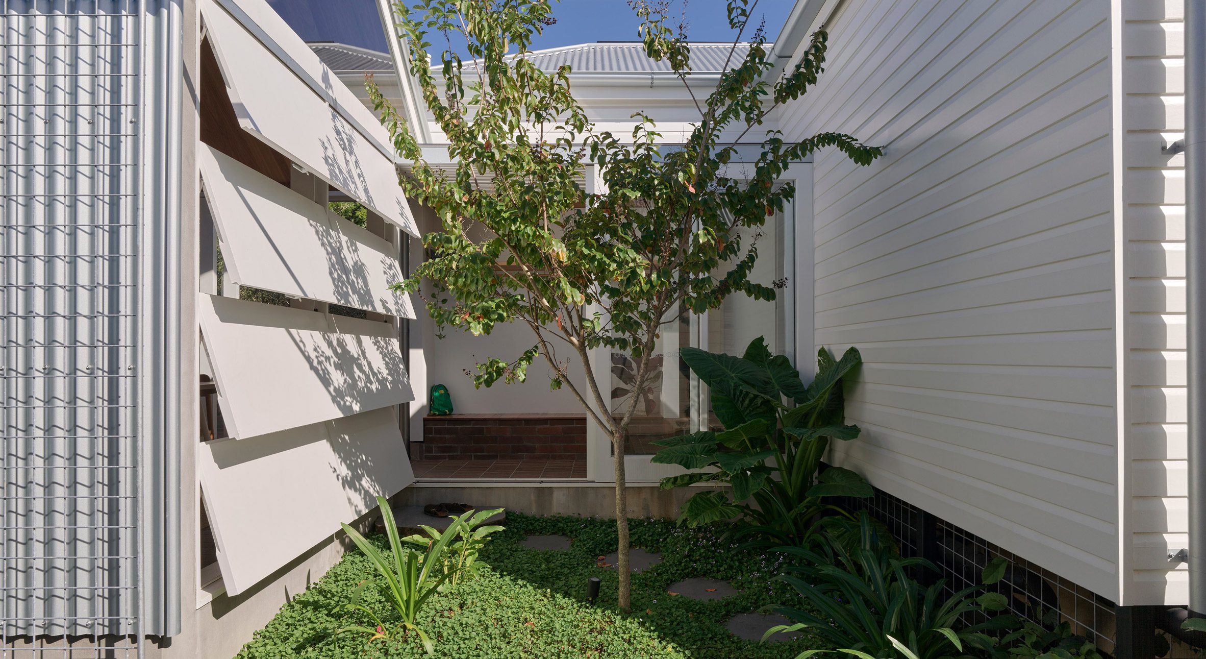 Home courtyard in Brisbane, Australia