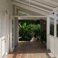 Porch at Cascade House in Queensland, Australia, by John Ellway