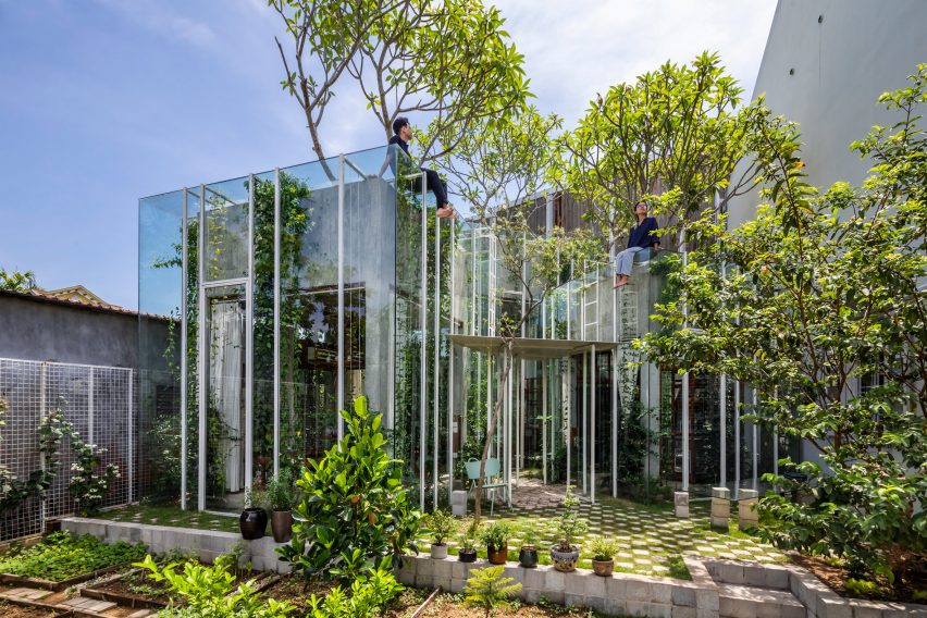 Exterior view of Labri designed by Nguyen Khai Architects & Associates