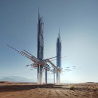 Neom unveils pair of jagged skyscrapers for luxury resort on Gulf of Aqaba