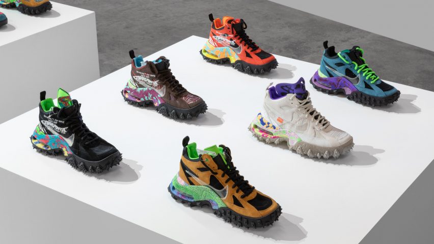 the Virgil Abloh: The Codes c/o Architecture exhibition at Miami art week by Nike
