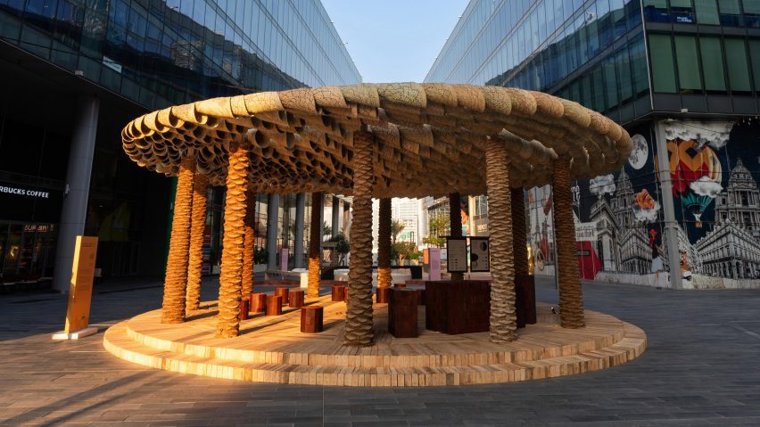 Of Palm pavilion by Abdalla Almullah