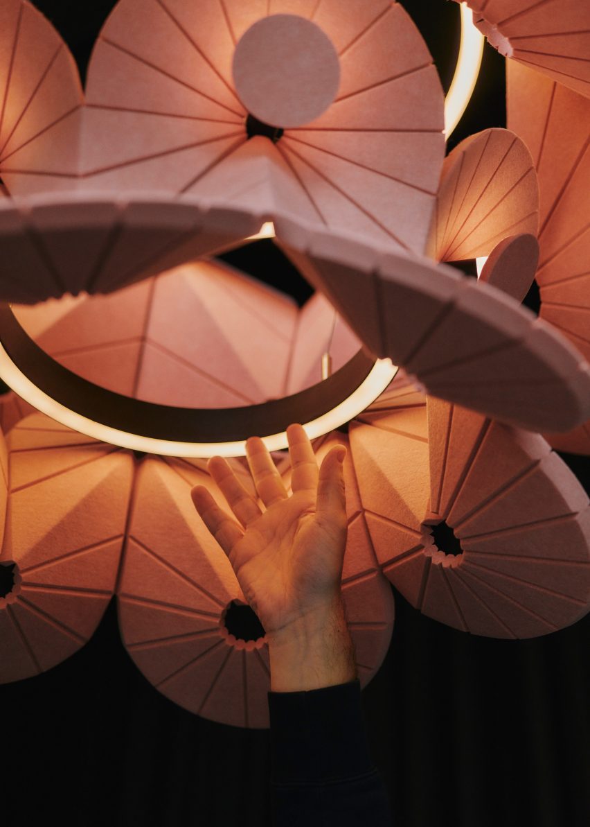 Oloïd acoustic lighting by Atelier Oï for Impact Acoustic
