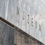 External grey marble cladding at the Polish History Museum by WXCA