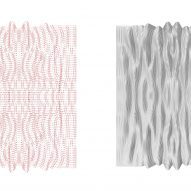 Weaving texture 3D printed ceramic tile facade by RAP Studio