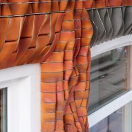 3D printed ceramic tile facade by RAP Studio