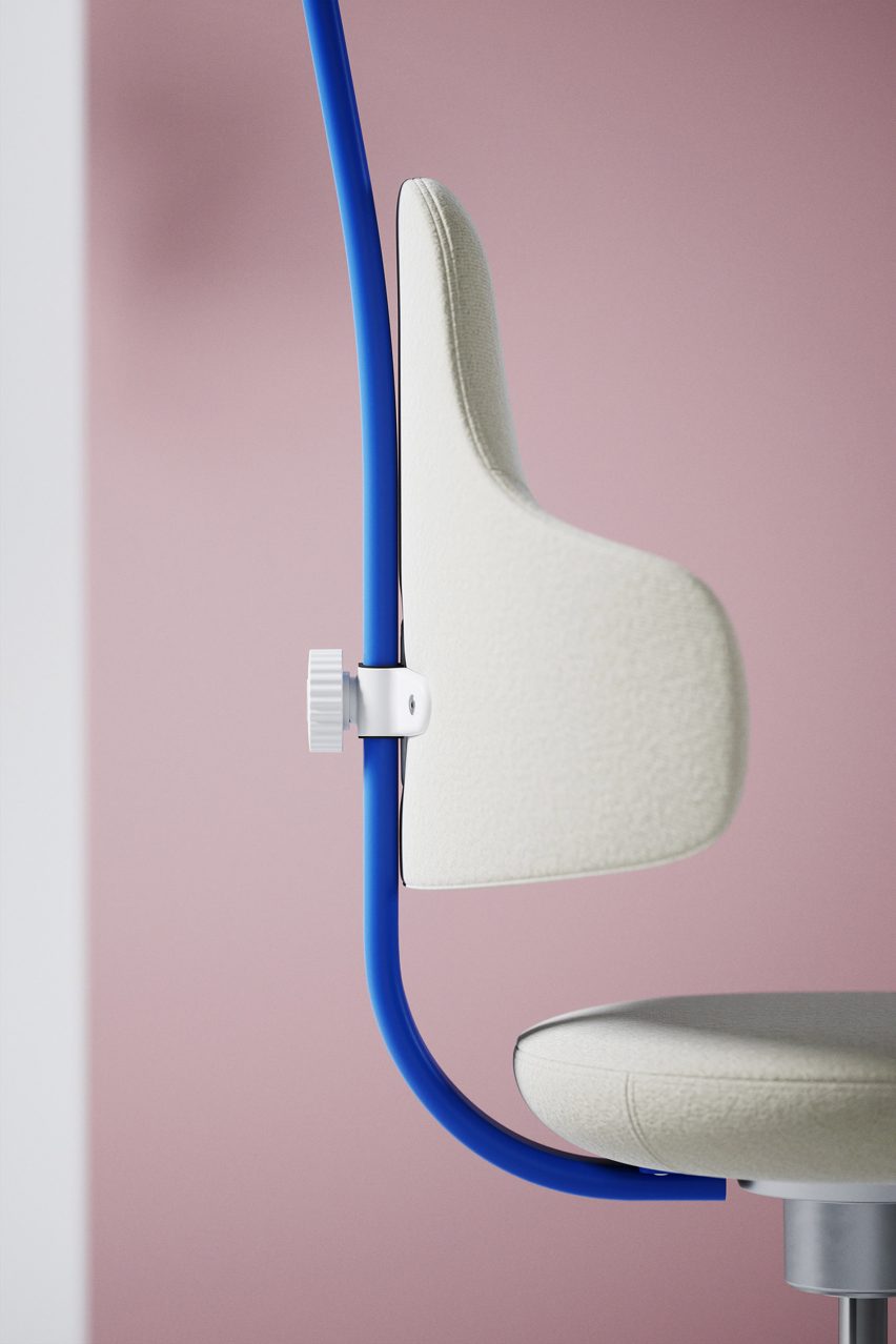 Detail of Spine office chair by Form Us with Love for Savo