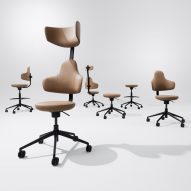 Range of Spine office chairs by Form Us with Love for Savo
