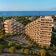 BIG reveals stepped housing overlooking Aegean Sea