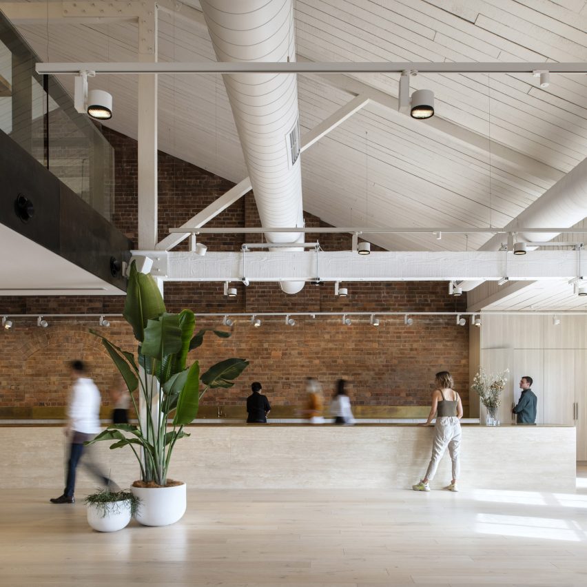 Interior view of office space by Cox Architecture in Sydney