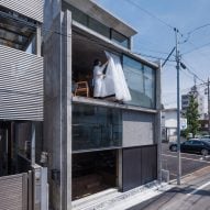 Building Frame of the House in Japan by IGArchitects