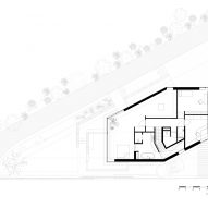 First floor plan of Edge House by Studio Prototype