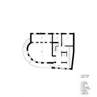 First floor plan of The Hoxton Mule by Sam Jacob Studio