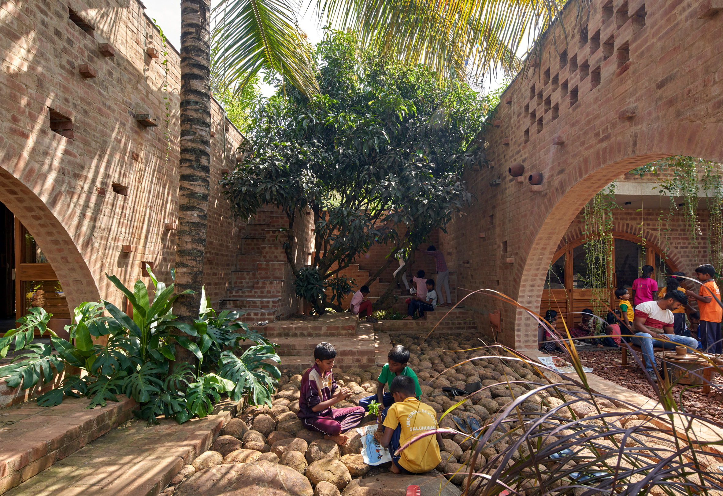 activity spaces of a community centre in Bangalore