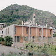 Atelier Rampazzi creates trio of concrete houses in Switzerland