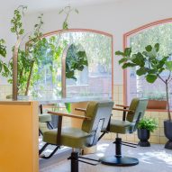 Buller and Rice salon is a showcase of plant-based materials