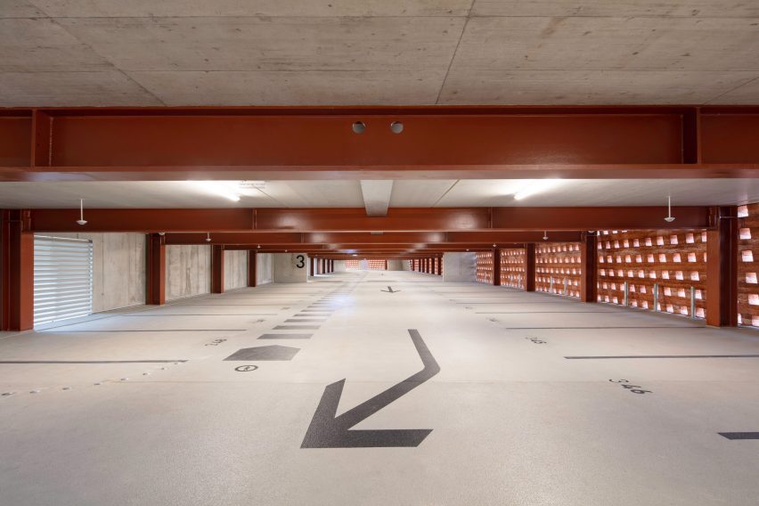 Carpark interior in Germany by Mono Architekten
