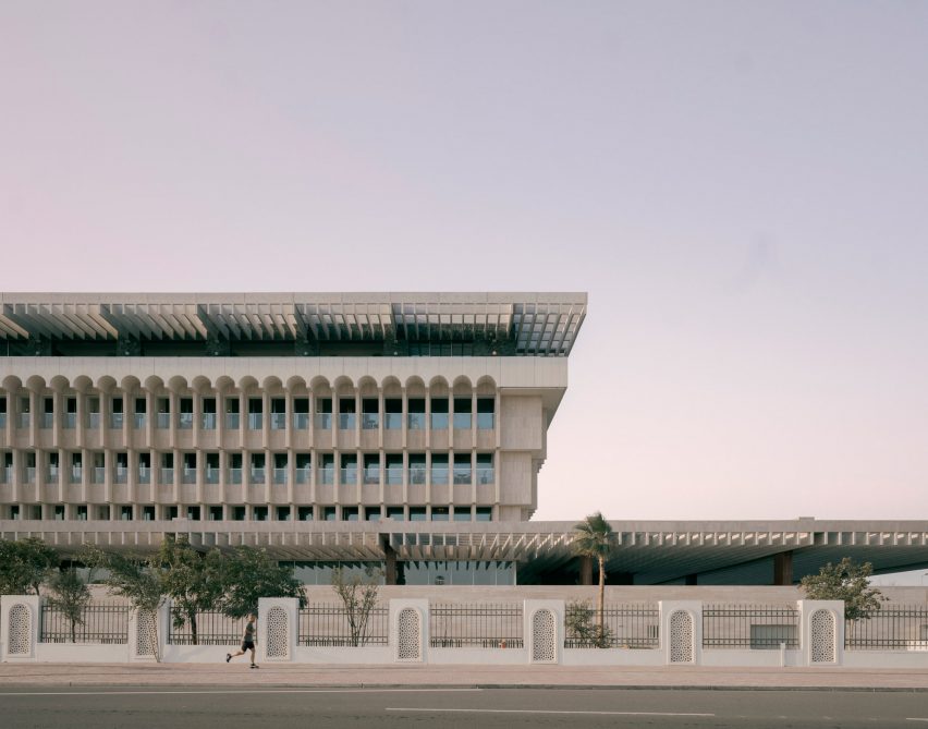 A building in Doha, Qatar
