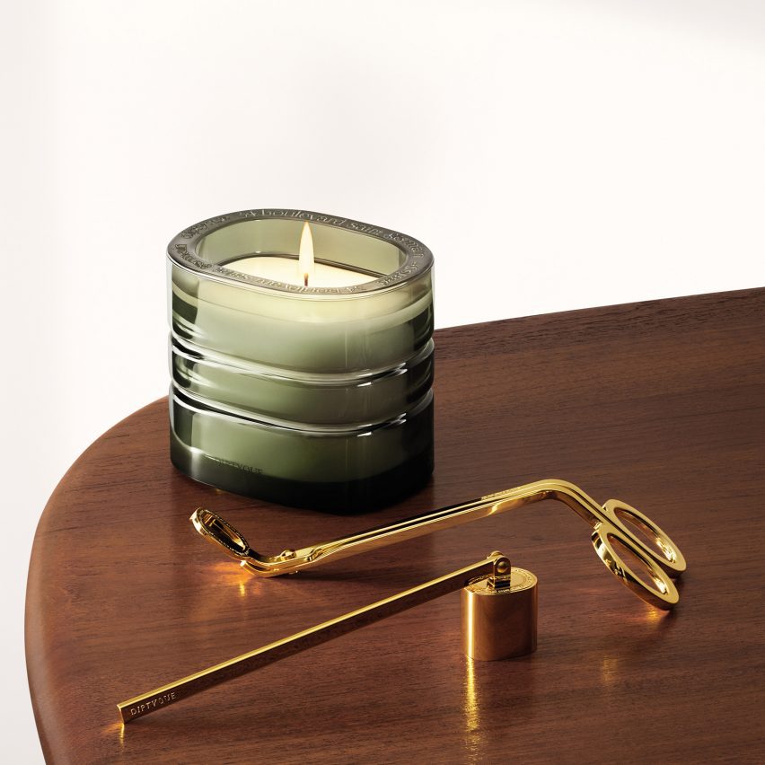 Wick trimmer and snuffer from Les Mondes des Diptyques collection