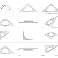 Facade detail drawings of Texoversum by Allmannwappner and Menges Scheffler Architeckten