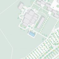 Site plan of Texoversum by Allmannwappner and Menges Scheffler Architeckten