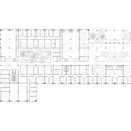 Plan drawing of university campus in the Netherlands by Civic architects and VDNDP