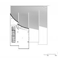 Second floor plan of Nanchang OCT Contemporary Arts Centre by Decode Urbanism Office