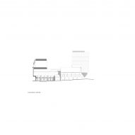Elevation drawing of the Geelong Arts Centre by ARM Architecture