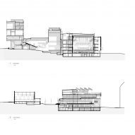 Section drawing of the Geelong Arts Centre by ARM Architecture