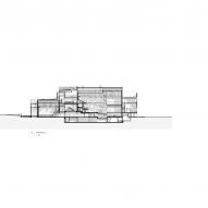 Section drawing of the Geelong Arts Centre by ARM Architecture
