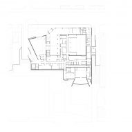 Ground floor plan of the Geelong Arts Centre by ARM Architecture